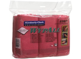 Kimberly-Clark WYPALL - микрофибърна кърпа червена 