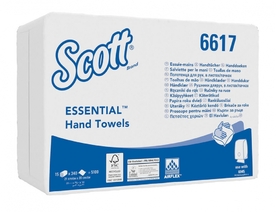 KIMBERLY-CLARK SCOTT* 6617, кърпи за ръце, еднопластови, 340 къса