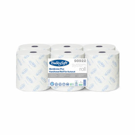 Bulky Soft MEMBRANE PLUS ролкови кърпи за ръце , 6 ролки в стек,150 м