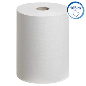 Kimberly-Clark SCOTT* Performance 6657, кърпи за ръце, малка ролка, 165 м, бяла