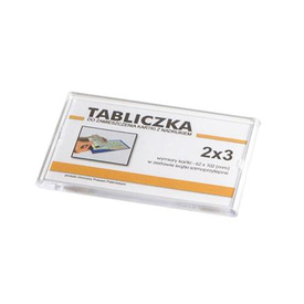 Информационна табела, самозалепваща, 62 x 102 mm, Panta Plast