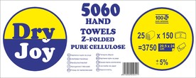 DryJoy - двупластови сгънати кърпи за ръце Z-сгъвка 5060