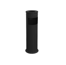 Dayco Кош за отпадъци, с пепелник, ø18 х 60 cm, 13 L, черен