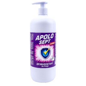 Дезинфектант за ръце Apolo Sept Lotion, 1л, помпа