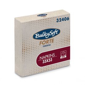 Хартиени салфетки BulkySoft Havana 32406 Forte 2 слоя, 33x33, сгъвка 1/4 