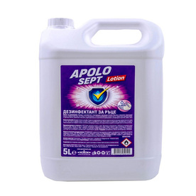 Дезинфектант за ръце Apolo Sept Lotion, 5 литра