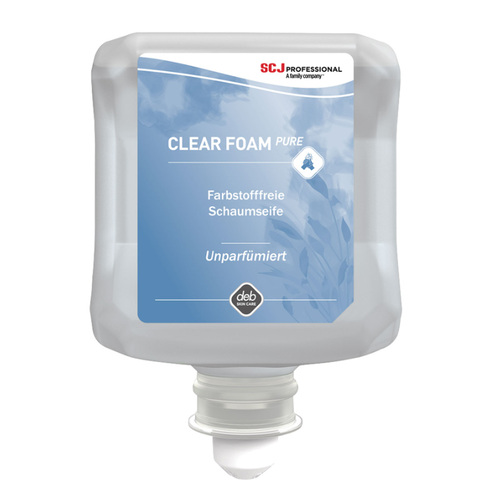 SCJohnson Пяна за ръце Clear Foam Pure, без аромат, 1 L