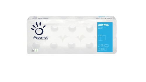 Papernet Тоалетна хартия Special, целулоза, двупластова, 180 къса, 19.8 m, 10 броя